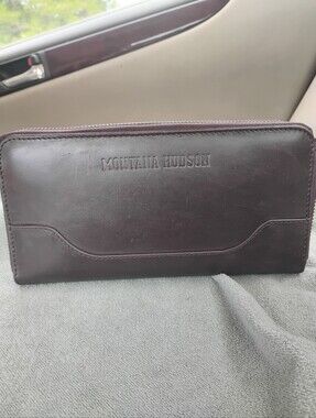 Montana Hudson Zip Wallet - Dark Brown